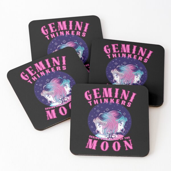 Item preview, Gemini Thinkers: Seeing Both Sides Of The Moon. gemini lovers designed and sold by ZodiacWonders.