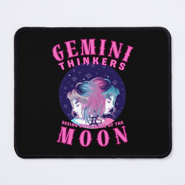 Item preview, Gemini Thinkers: Seeing Both Sides Of The Moon. gemini lovers designed and sold by ZodiacWonders.