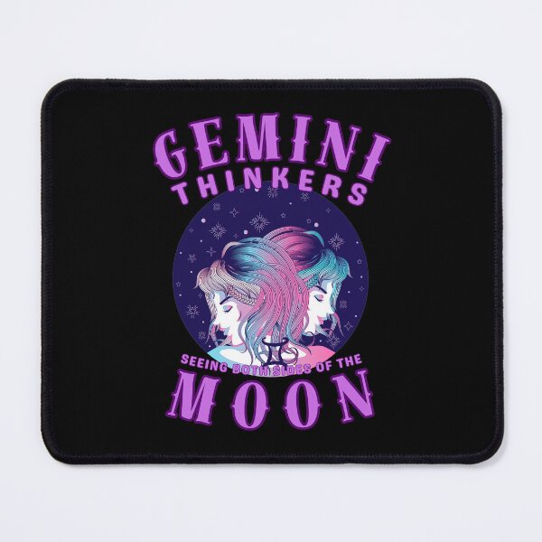 Item preview, Gemini Thinkers: Seeing Both Sides Of The Moon. gemini season designed and sold by ZodiacWonders.