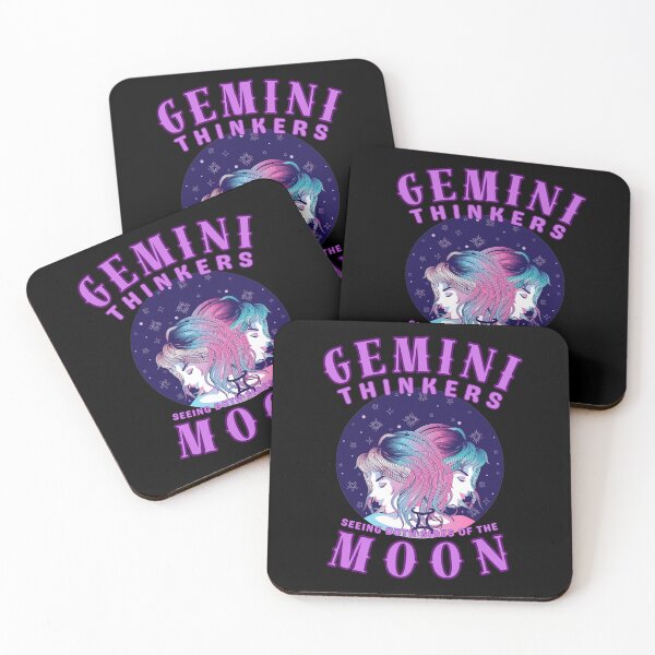 Item preview, Gemini Thinkers: Seeing Both Sides Of The Moon. gemini season designed and sold by ZodiacWonders.