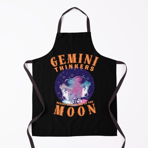 Item preview, Gemini Thinkers: Seeing Both Sides Of The Moon. gemini horoscope designed and sold by ZodiacWonders.