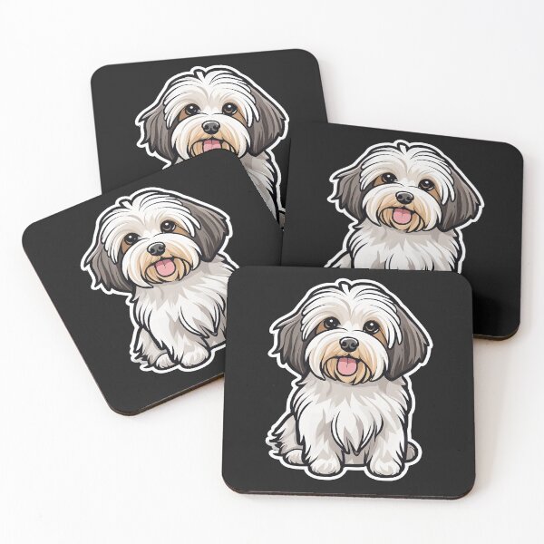 Item preview, Cute Havanese Dog, White Dog designed and sold by Bilisik.