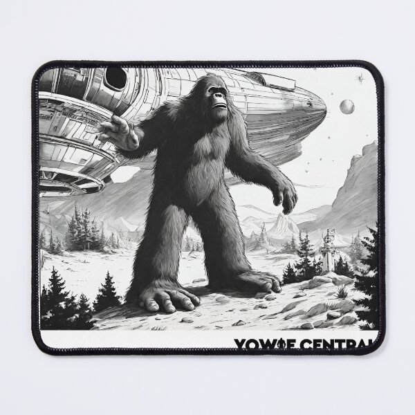 Item preview, Bigfoot and UFO designed and sold by yowie-central.