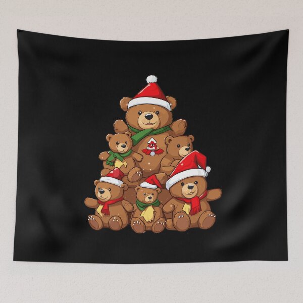 Item preview, Bear Christmas Tree Funny Family Bear Chistmas Hat designed and sold by Peculiarts.
