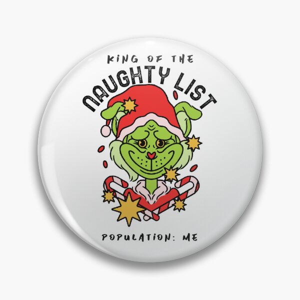 Item preview, King of The Naughty List Population: Me designed and sold by crazydotdesigns.