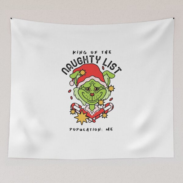 Item preview, King of The Naughty List Population: Me designed and sold by crazydotdesigns.
