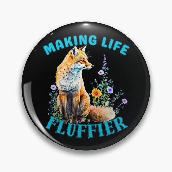 Item preview, Making Life Fluffier. fox face designed and sold by FoxVibes.