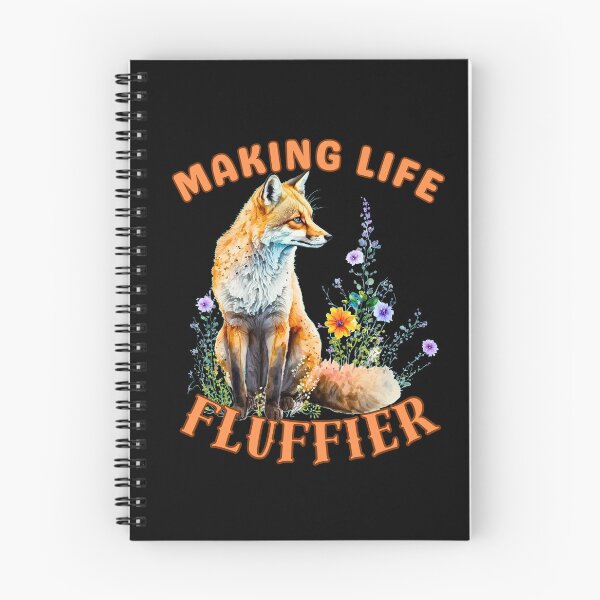 Item preview, Making Life Fluffier. fox portrait designed and sold by FoxVibes.
