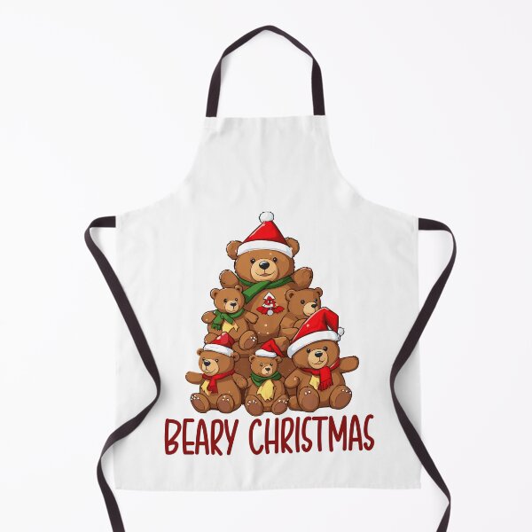 Item preview, Beary Christmas Bear Christmas Tree Funny Family Bear Xmas Hat designed and sold by Peculiarts.