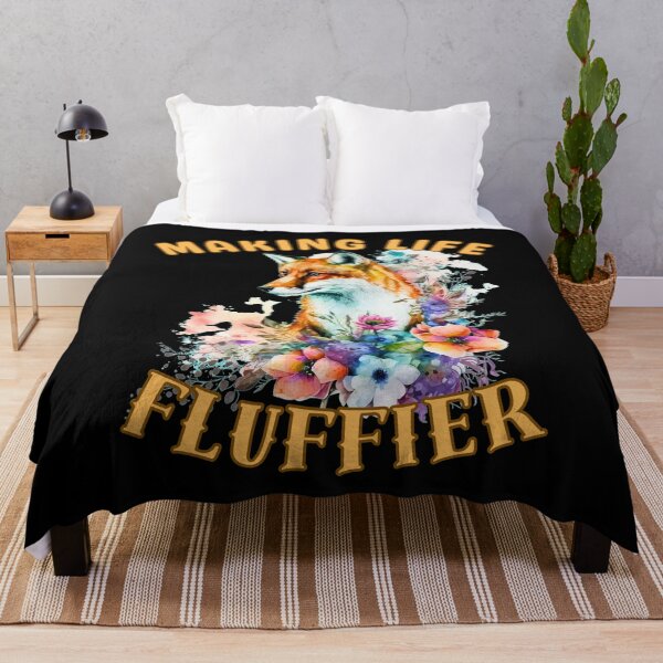 Item preview, Making Life Fluffier. fox saying designed and sold by FoxVibes.
