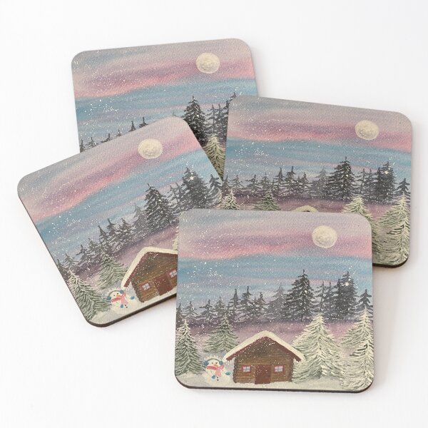 Item preview, Snow Queen and Cabin designed and sold by Lisa Neuman Watercolors.