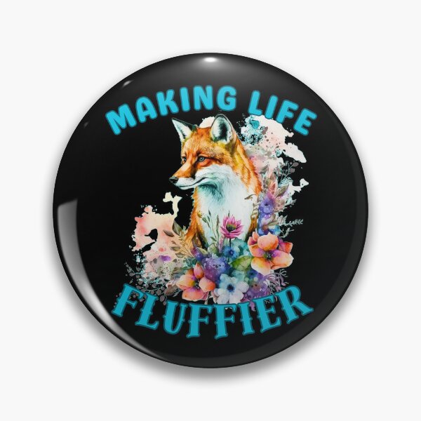 Item preview, Making Life Fluffier. snow fox designed and sold by FoxVibes.