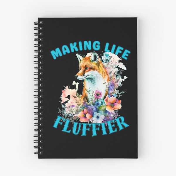 Item preview, Making Life Fluffier. snow fox designed and sold by FoxVibes.