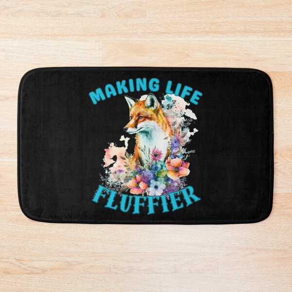 Item preview, Making Life Fluffier. snow fox designed and sold by FoxVibes.