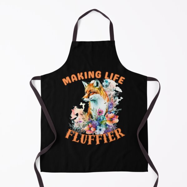 Item preview, Making Life Fluffier. fox watercolor designed and sold by FoxVibes.