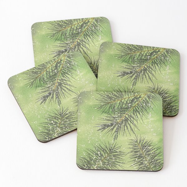Item preview, Evergreen Trio designed and sold by Lisa Neuman Watercolors.