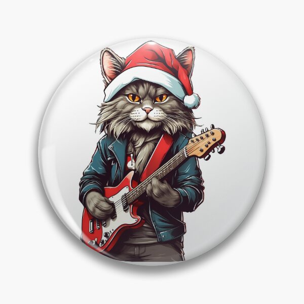 Item preview, cat playing Guitar designed and sold by wplamkung.