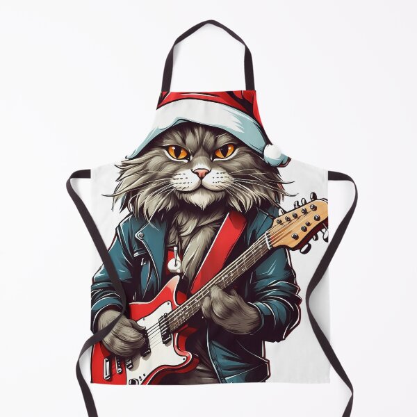 Item preview, cat playing Guitar designed and sold by wplamkung.