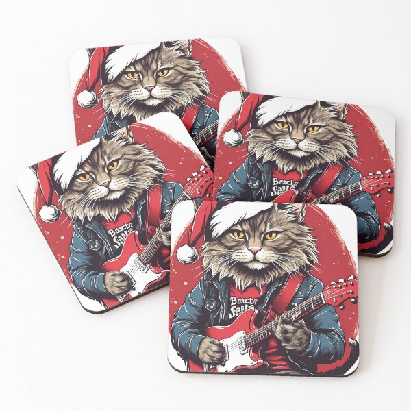 Item preview, cat playing Guitar designed and sold by wplamkung.