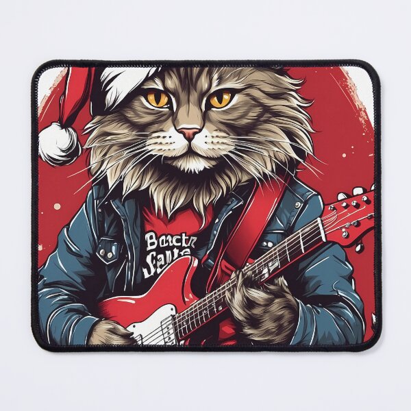 Item preview, cat playing Guitar designed and sold by wplamkung.