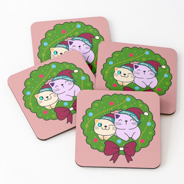 Item preview, Feline merry catmas designed and sold by Quacktails.