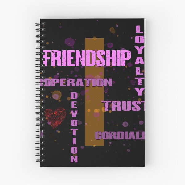 Item preview, FRIENDSHIP, LOYALTY, TRUST, COOPERATION, CORDIALITY, DEVOTION designed and sold by CrisMor-Art.