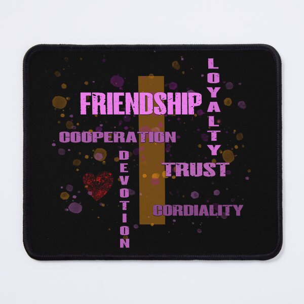 Item preview, FRIENDSHIP, LOYALTY, TRUST, COOPERATION, CORDIALITY, DEVOTION designed and sold by CrisMor-Art.
