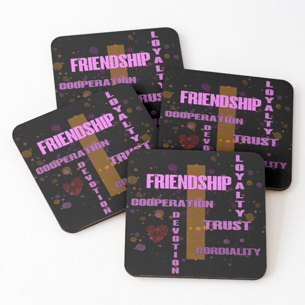 Item preview, FRIENDSHIP, LOYALTY, TRUST, COOPERATION, CORDIALITY, DEVOTION designed and sold by CrisMor-Art.