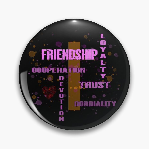 Item preview, FRIENDSHIP, LOYALTY, TRUST, COOPERATION, CORDIALITY, DEVOTION designed and sold by CrisMor-Art.