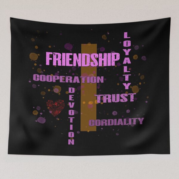 Item preview, FRIENDSHIP, LOYALTY, TRUST, COOPERATION, CORDIALITY, DEVOTION designed and sold by CrisMor-Art.