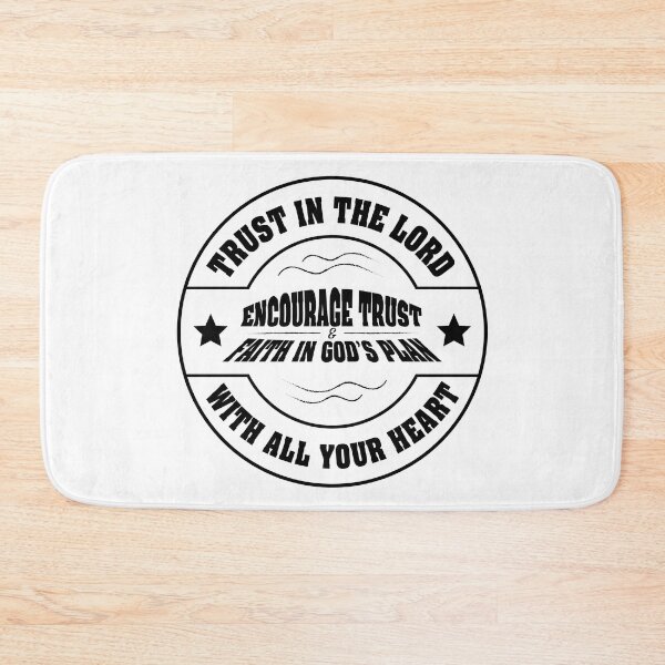 Item preview, Trust in the Lord with All Your Heart bible verse T-shirt and sticer designed and sold by Billium Halder.