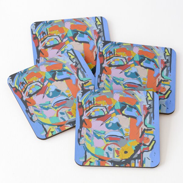 Item preview, Quirky colorful portrait 20230627 designed and sold by EdArtist31.