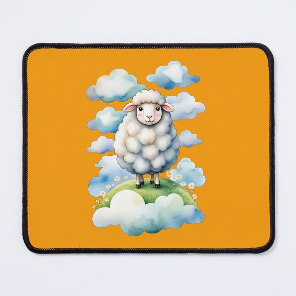 Item preview, Cuddly Sheep Surrounded By Fluffy Clouds designed and sold by Bilisik.
