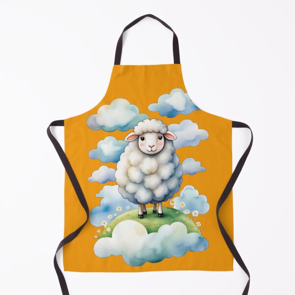Item preview, Cuddly Sheep Surrounded By Fluffy Clouds designed and sold by Bilisik.
