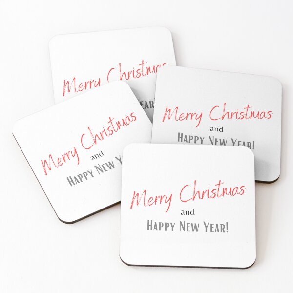 Item preview, Merry Christmas and Happy New Year Typography Design - Festive Holiday Greeting Art designed and sold by Gayan-Art.