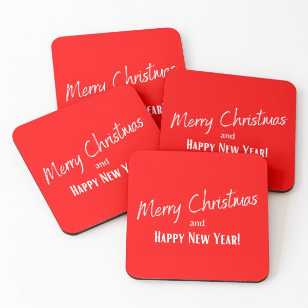 Item preview, Merry Christmas and Happy New Year Typography Design - Festive Holiday Greeting Art designed and sold by Gayan-Art.