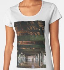 Wooden Palace roof 1306 Bishop's Palace Beauvais France 19840827 0051 Women's Premium T-Shirt