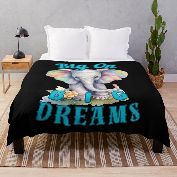 Item preview, Big on Big Dreams. funny elephant designed and sold by ElephantVibes.