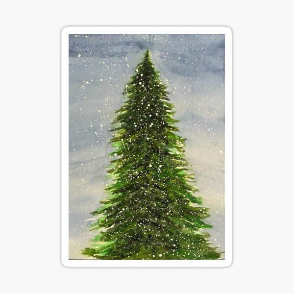 Christmas Pine Sticker