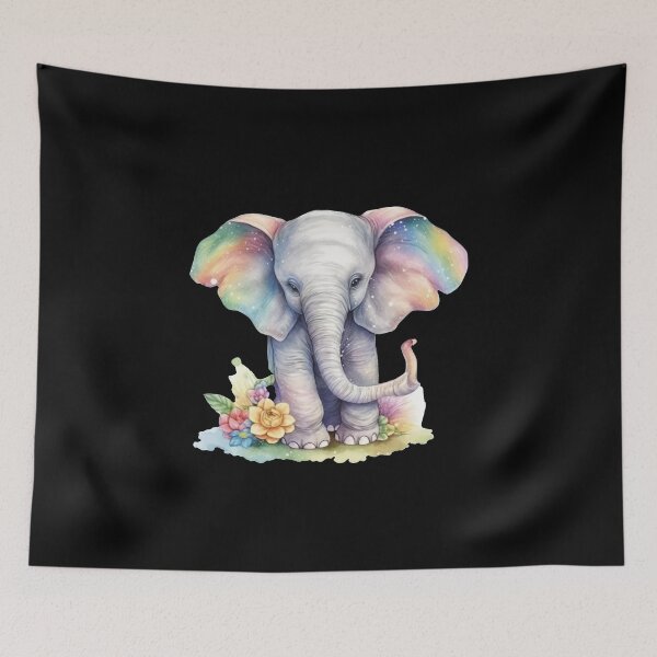 Item preview, Elephant Portrait designed and sold by ElephantVibes.