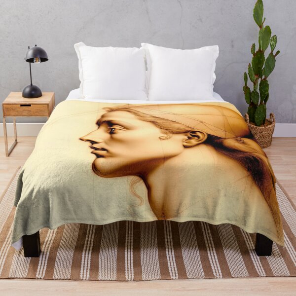 Item preview, Drawing Portrait Of Young Woman Inspired By Leonardo da Vinci designed and sold by LanaGustavsson.