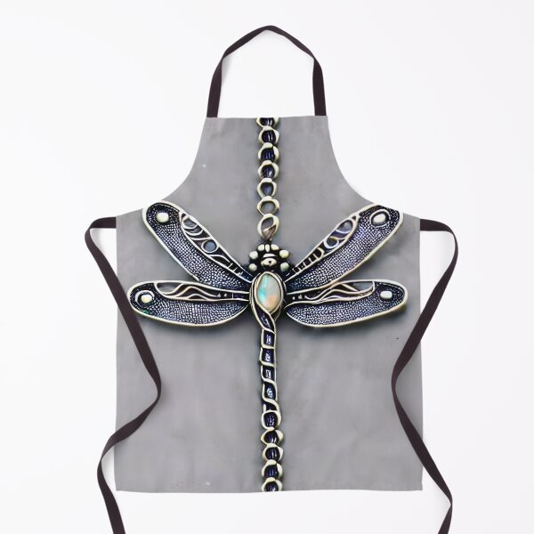 Item preview, Fine Silver Chain Dragonfly Art Nouveau Jewels with Moonstone Gemstones designed and sold by BadassBazaar.