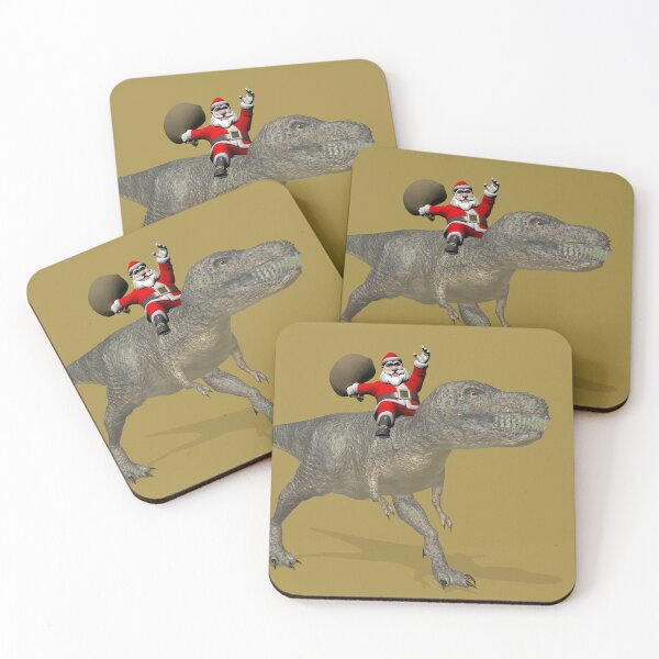 Item preview, Santa Claus Riding A Trex designed and sold by Mythos57.