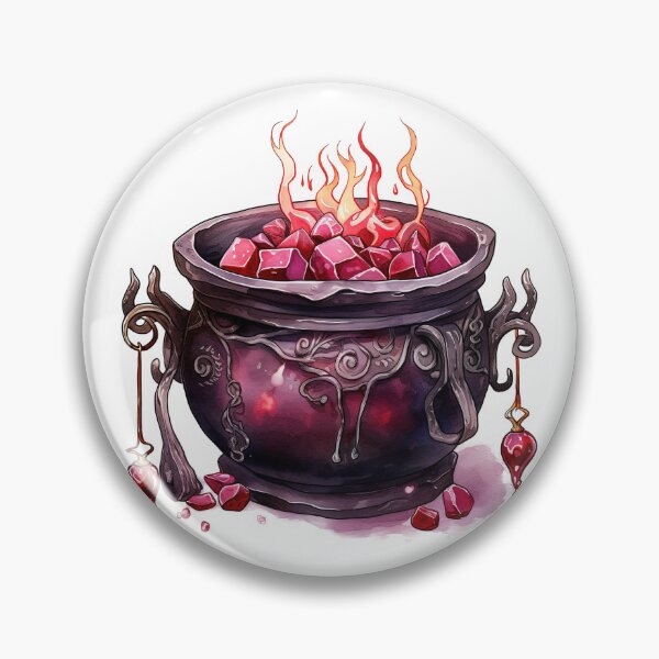 Item preview, Watercolor OxBlood Witch's Brew designed and sold by Mandayartstudio.