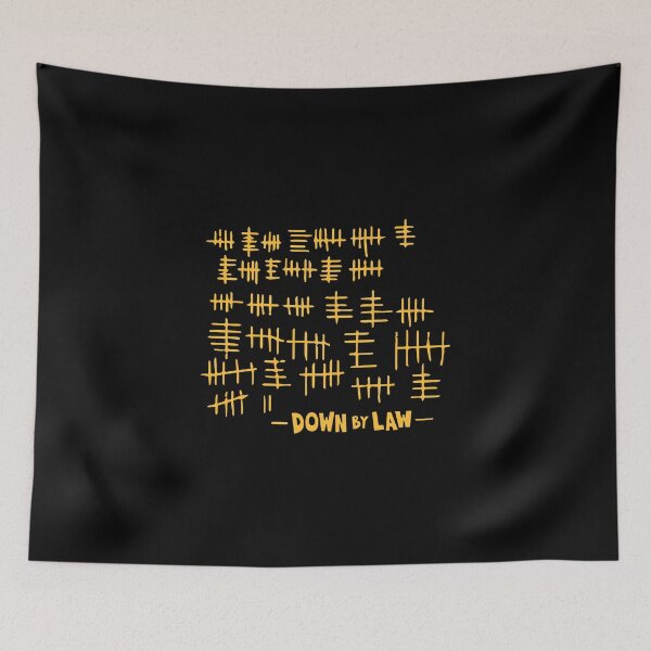 Item preview, Down by Law Tribute - Cinematic Tally Marks Design - Jim Jarmusch Cult Movie designed and sold by Boogosh.