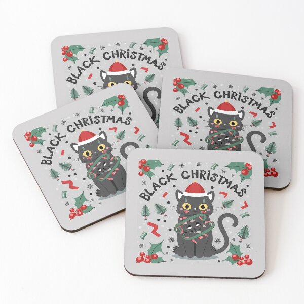 Item preview, Black Cat Christmas designed and sold by Itsheartshop.