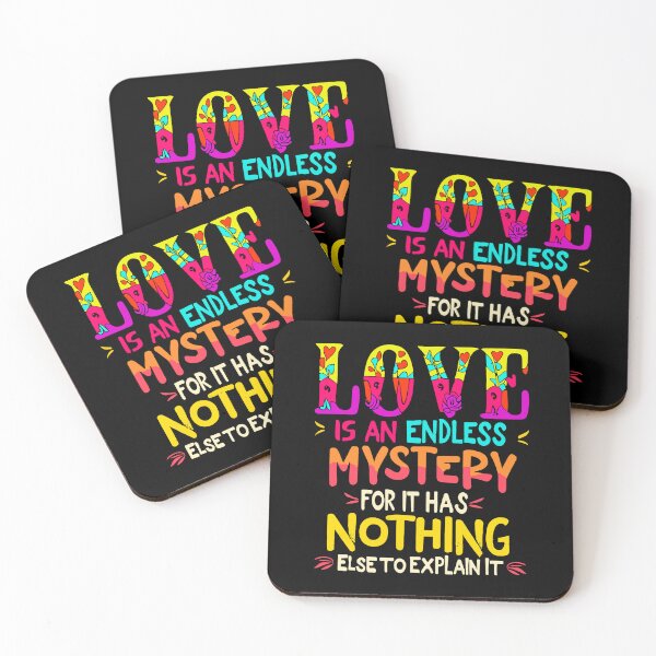 Item preview, Love is an endless mystery, for it has nothing else to explain it designed and sold by FEBRICAST.