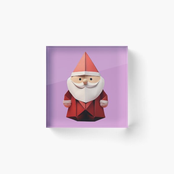 Item preview, Papercraft Christmas Santa Claus Cute 2 designed and sold by LaartStudio.