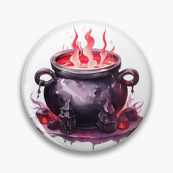 Item preview, Watercolor OxBlood Witch's Brew designed and sold by Mandayartstudio.