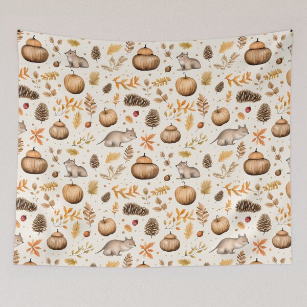 Item preview, Thanksgiving Fall Acorn Fox designed and sold by Mindterest.